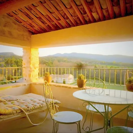 דירה Gites La Bastide Flora, Vue Panoramique Ou Chambres Sur Rue *